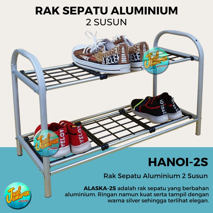 Jual Rak Sepatu Kaca Bangku Gantung Besi Kotak Viral H1K9 Vertikal