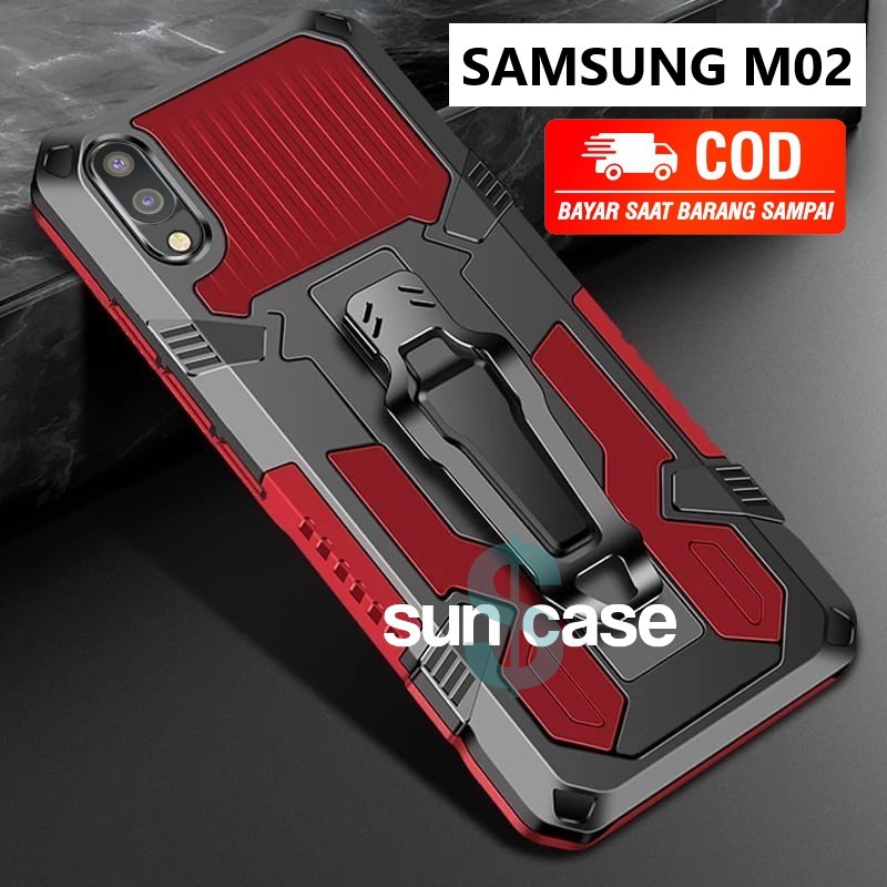 Jual Samsung M Casing Hp Back Klip Hard Case Standing Robot New Cover