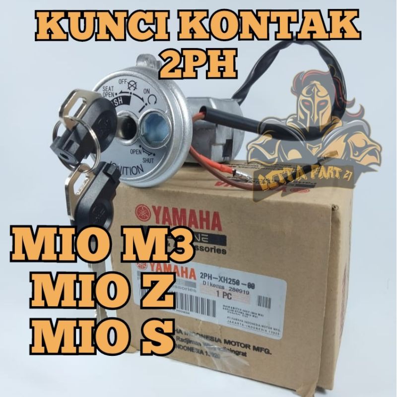 Jual KUNCI KONTAK SET ASLI ORIGINAL YAMAHA 2PH MIO M3 MIO Z MIO S