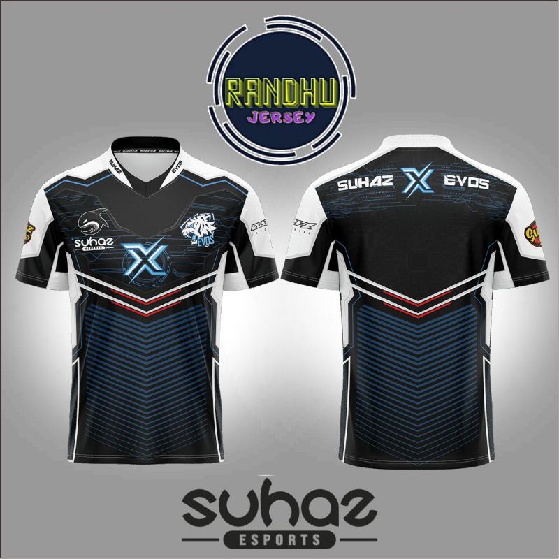 Jual Jersey Evos Suhaz Esports Terbaru Kaos Gaming Mlbb Ff Pubg