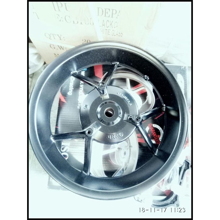 Jual Velg Racing Aerox Belakang Black Vnd Shopee Indonesia