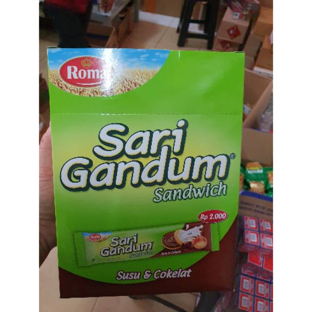 Jual Roma Sari Gandum Sandwich Coklat Shopee Indonesia