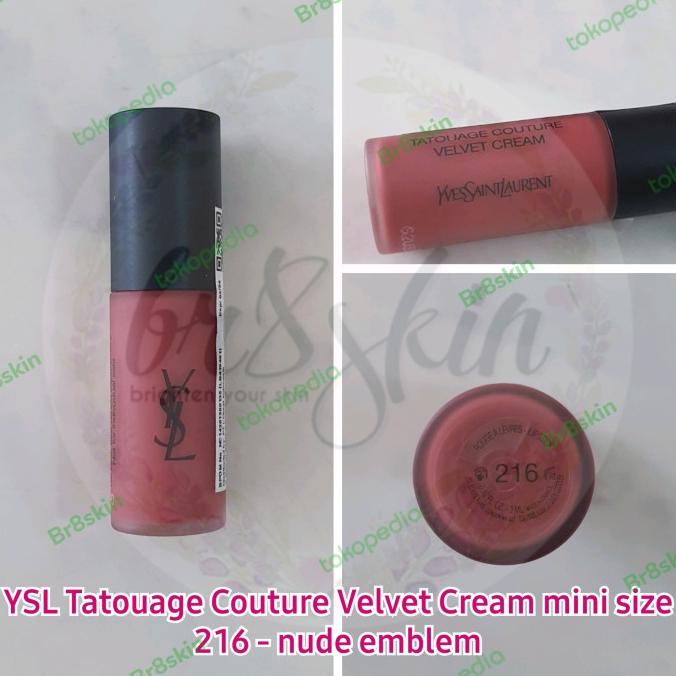 Jual Ysl Tatouage Couture Velvet Cream Nude Emblem Travel Size Ml