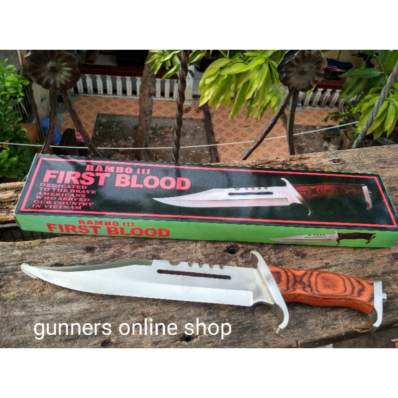 Jual Pisau Berburu Survival Outdoor Rambo Iii Survival Kit Peralatan