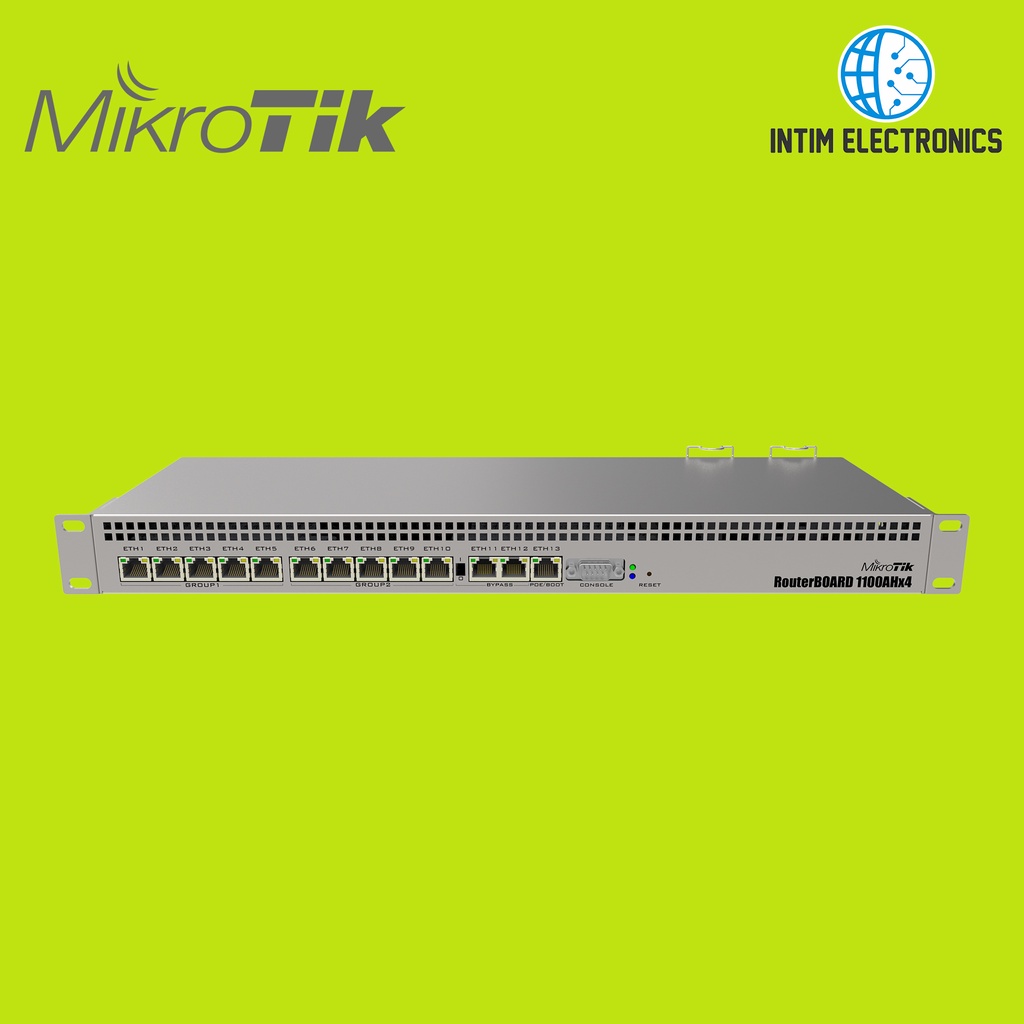 Jual Mikrotik Rb Ahx U Rackmount Router With Ports Gigabit