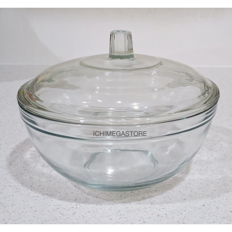 Jual Mangkuk Tutup Kaca Hotel Glass Bowl With Lid 1 1 Liter Shopee