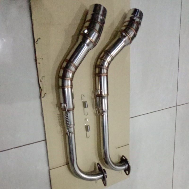 Jual Leher Pipa Knalpot NMAX OLD Inlet 50 Mm Header Leheran Nmax Lama