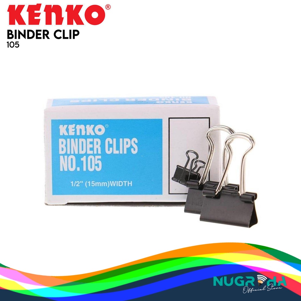 Jual PENJEPIT KERTAS BINDER CLIP KENKO 105 Shopee Indonesia