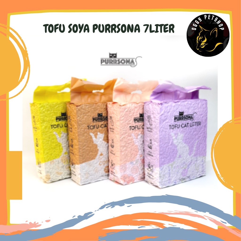 Jual Purrsona Premium Tofu Cat Litter Pasir Kucing Gumpal Soya