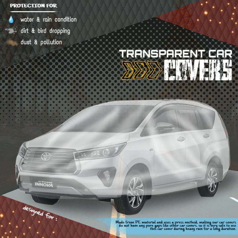 Jual Body Cover Transparan Sarung Selimut All New Avanza Innova