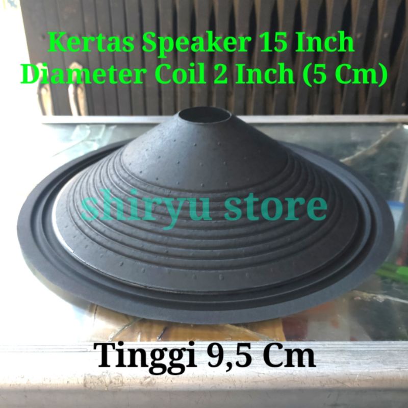 Jual Kertas Daun Conus Speaker Inch Coil Inch Cm Mm Garis