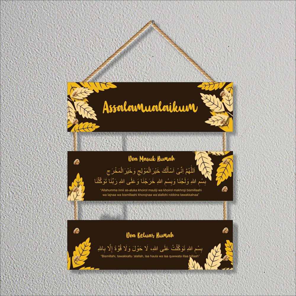 Jual Hiasan Dinding Assalamualaikum Walldecor Gantung Shabby Chic