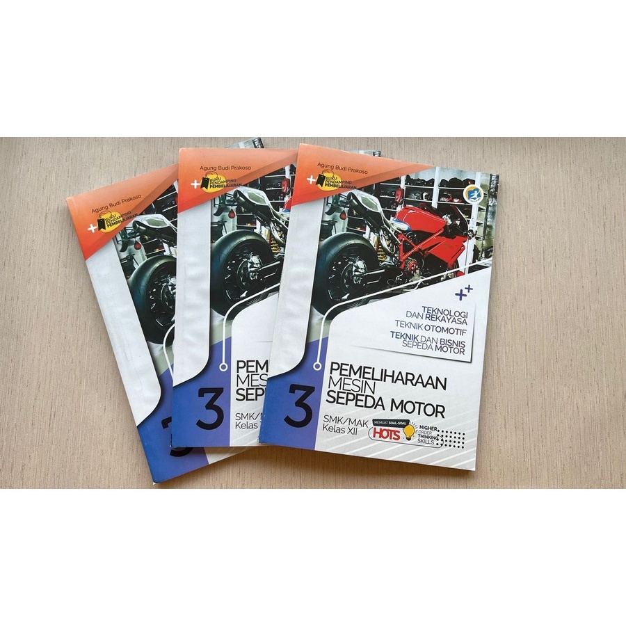 Jual MODUL Pemeliharaan Mesin Sepeda Motor SMK MAK Kelas XII 2022