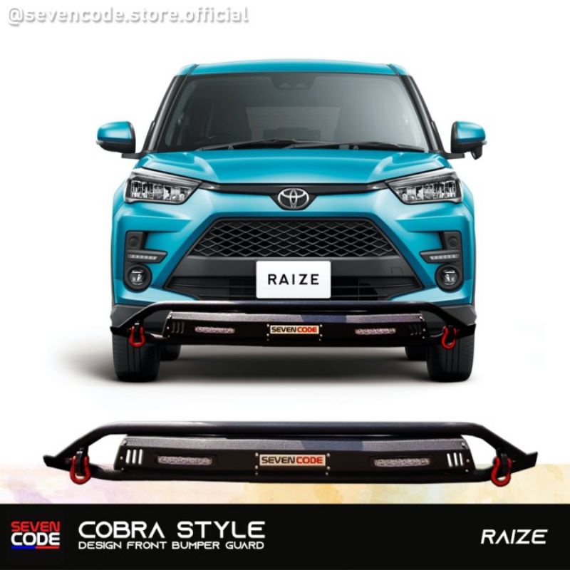 Jual Front Bumper Guard SEVENCODE Toyota Raize Daihatsu Rocky Towing