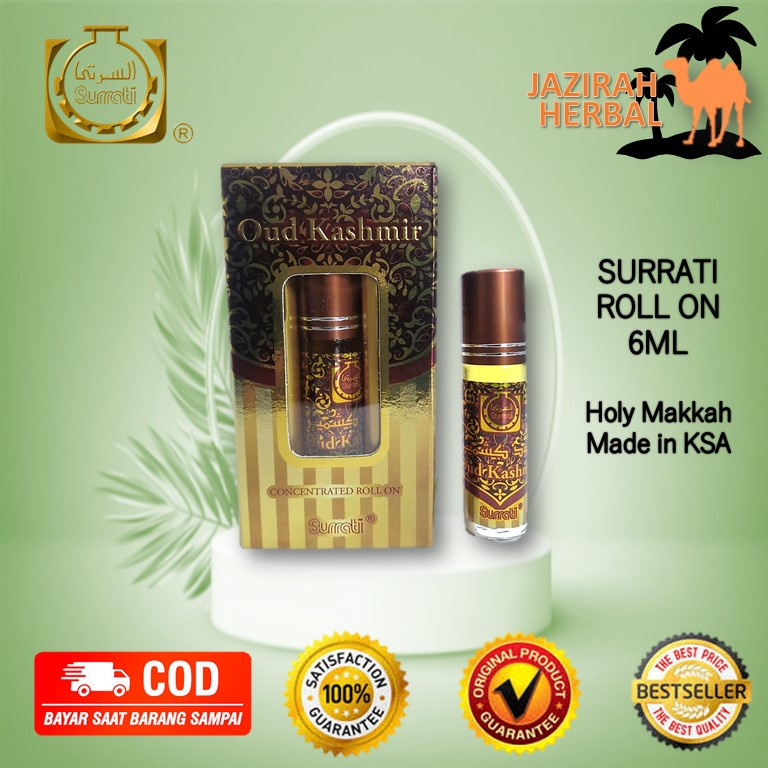 Jual Parfum Surrati Oud Kashmir Roll On 6ml Shopee Indonesia