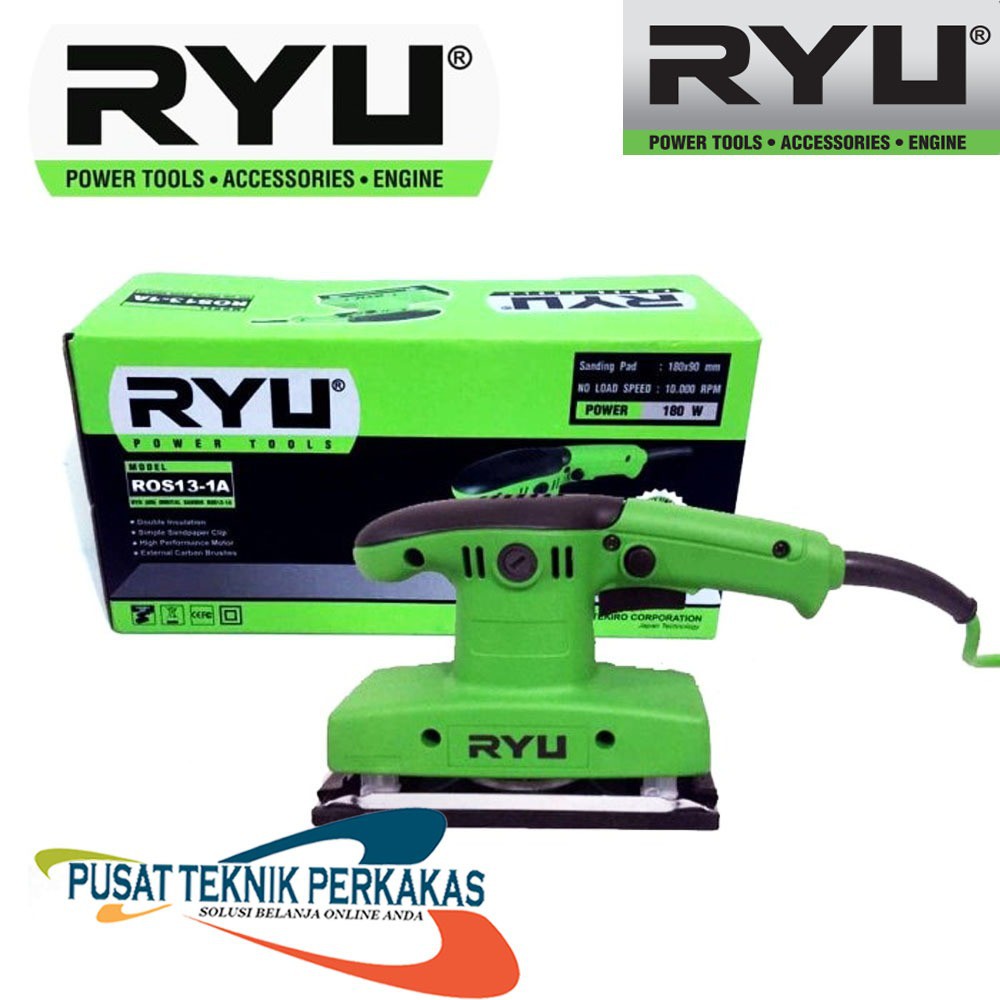 Jual Mesin Amplas Merk Ryu Tekiro Orbital Sander Tipe Ros A