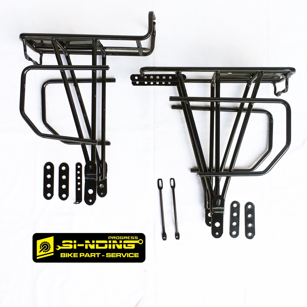 Jual Rack Pannier Rak Sepeda Touring Bagasi Touring Depan Belakang MTB