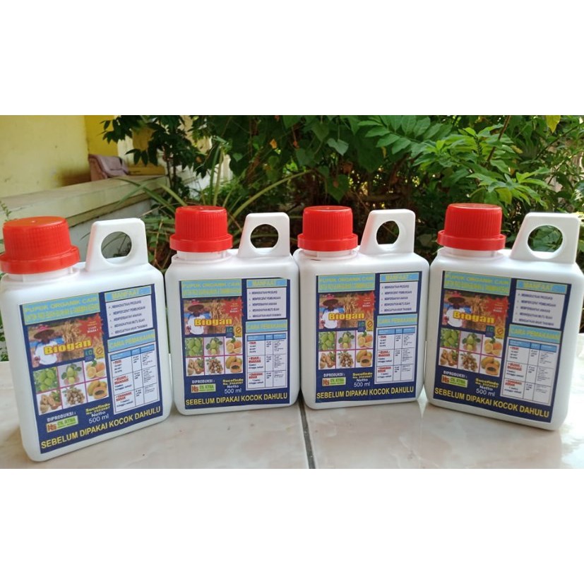 Jual Pupuk Organik Cair POC BIOGAN UNTUK BERBAGAI TANAMAN BUAH 500ml