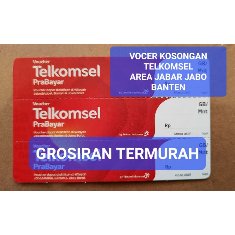 Jual VOCER VOCHER VOUCHER KOSONG KOSONGAN TELKOMSEL SIMPATI EXPIRED