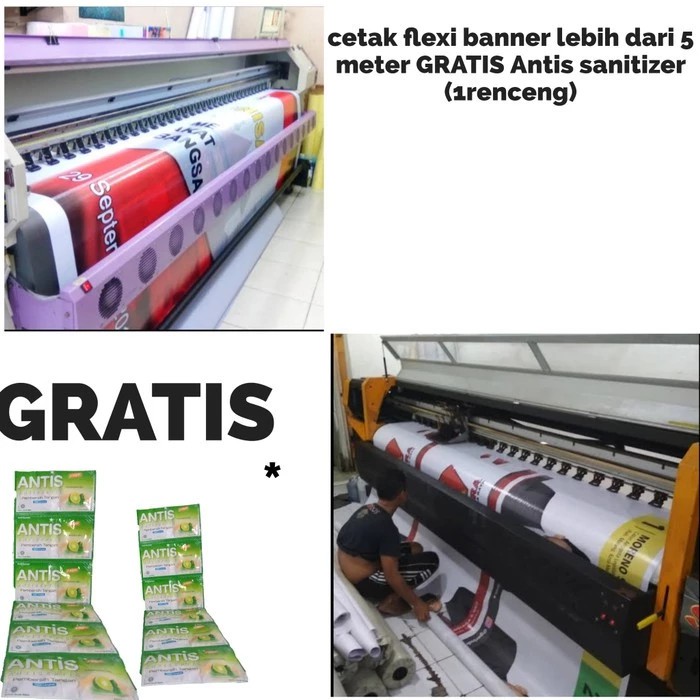 Jual CETAK BANNER BAHAN FLEXI Flexi Banner Shopee Indonesia