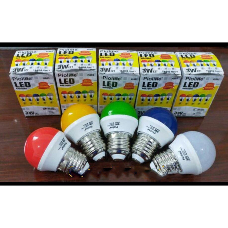 Jual Lampu Led Hias Warna Warni 3 Watt Lampu Dekor Led Lampu Tidur Led