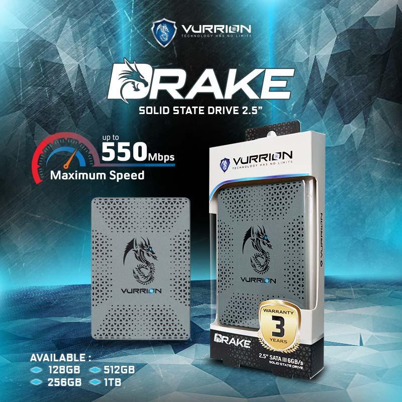 Jual SSD VURRION DRAKE 128GB 256GB SOLID STATE DRIVE 2 5 SATA 6Gb S