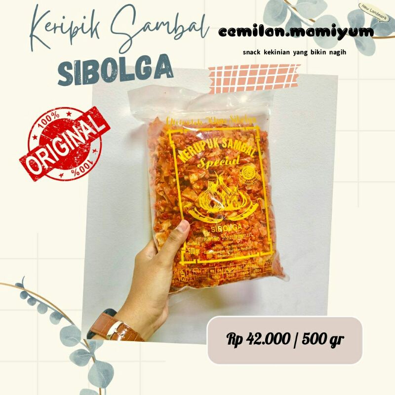 Jual Keripik Sambal Sibolga Oleh Oleh Khas Sibolga 500 Gram