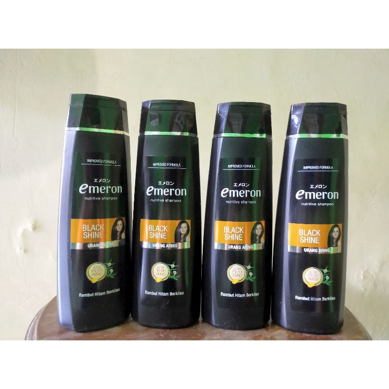 Jual Sampo Emeron Black Shine 170 Ml Shopee Indonesia