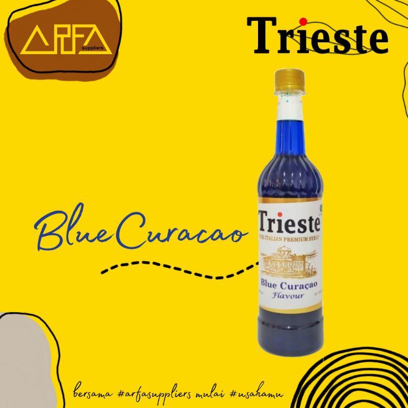 Jual Trieste Blue Curacao Syrup Shopee Indonesia