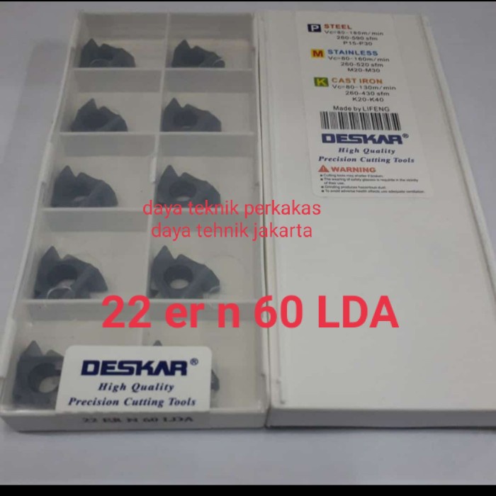 Jual Insert Deskar Er N Lda Pisau Bubut Deskar Pcs Ori