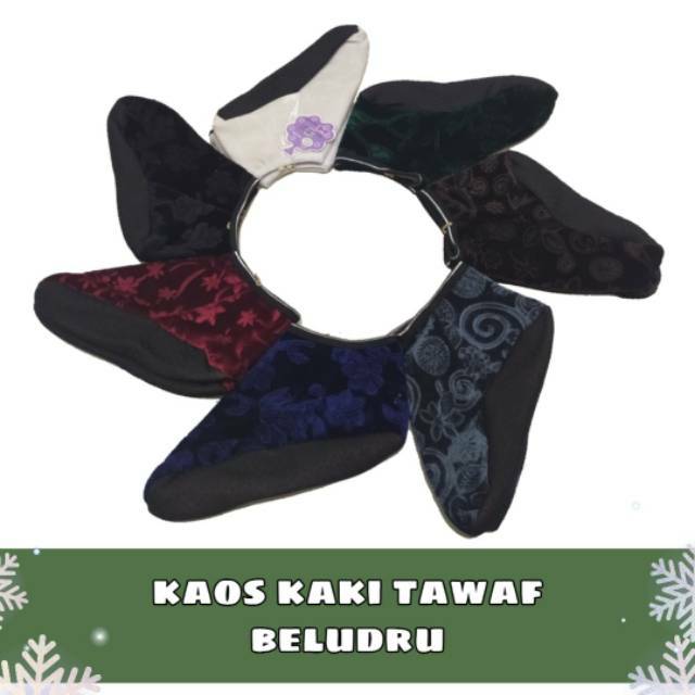 Jual Kaos Kaki Sepatu Tawaf Tinggi Beludru Perlengkapan Haji Dan Umroh