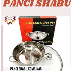 Jual Panci Shabu Shabu Sekat 28CM N 30cm Suki Shabu Stainless Pot