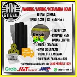 Jual Paket Meter Waring Jaring Ikan Hitam Lebar Cm Green House