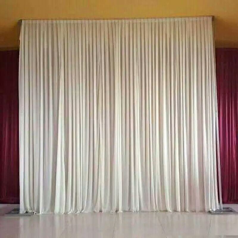 Jual Backdrop Background Gelombang Rempel Tinggi Cm Bahan Filamin