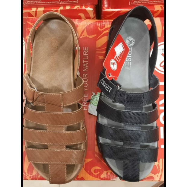 Jual Sandal Triset Promo Sz 36 Brown Shopee Indonesia