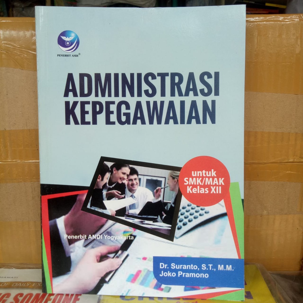 Jual ADMINISTRASI KEPEGAWAIAN Buku Pelajaran Untuk SMK MAK Kelas XII