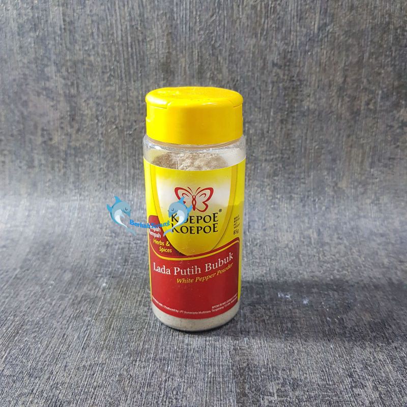 Jual Lada Putih Bubuk KOEPOE KOEPOE 85gr Lada Putih Kupu Kupu 38gr