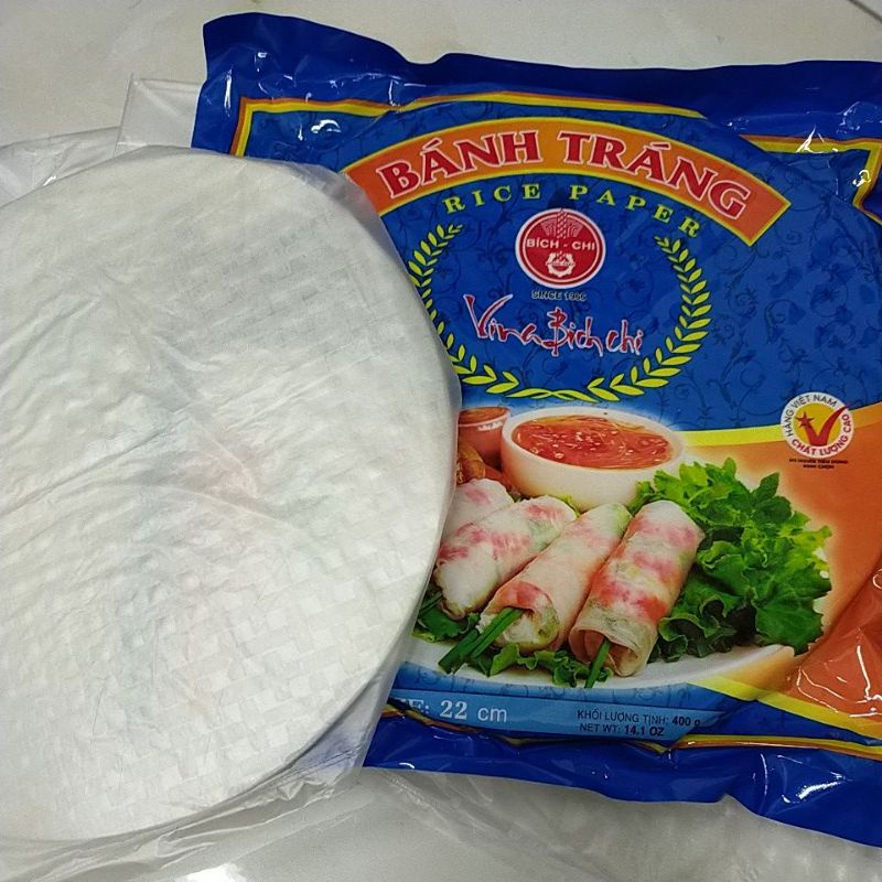 Jual BANH TRANG RICE PAPER 22CM Repacking 5 Lembar RICE PAPER