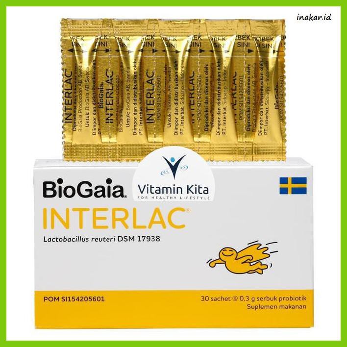 Jual All About Lambung Interlac Biogaia Probiotic Powder Bpom 30