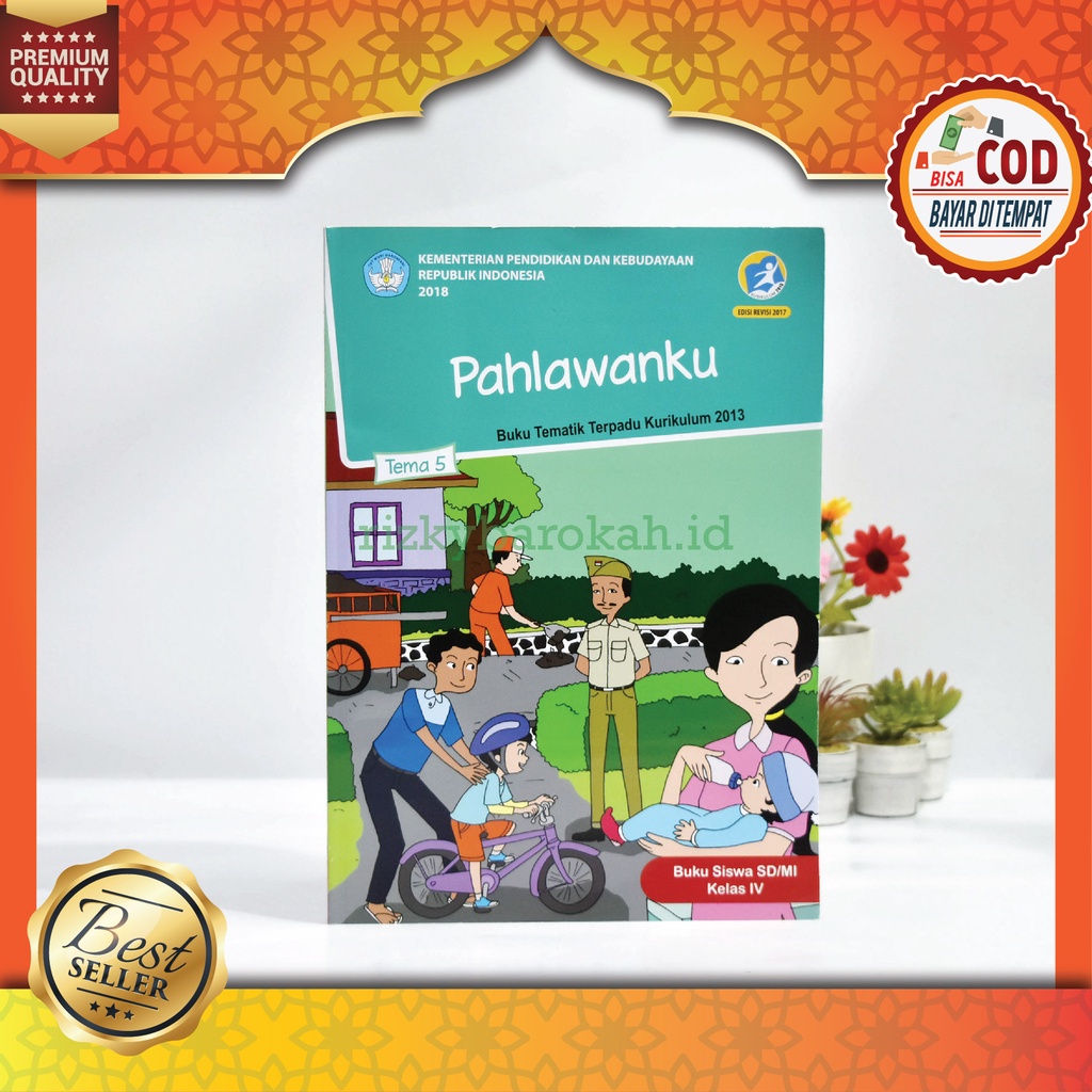 Jual Buku Siswa Kelas Iv Sd Mi Tema Pahlawanku Semester Buku