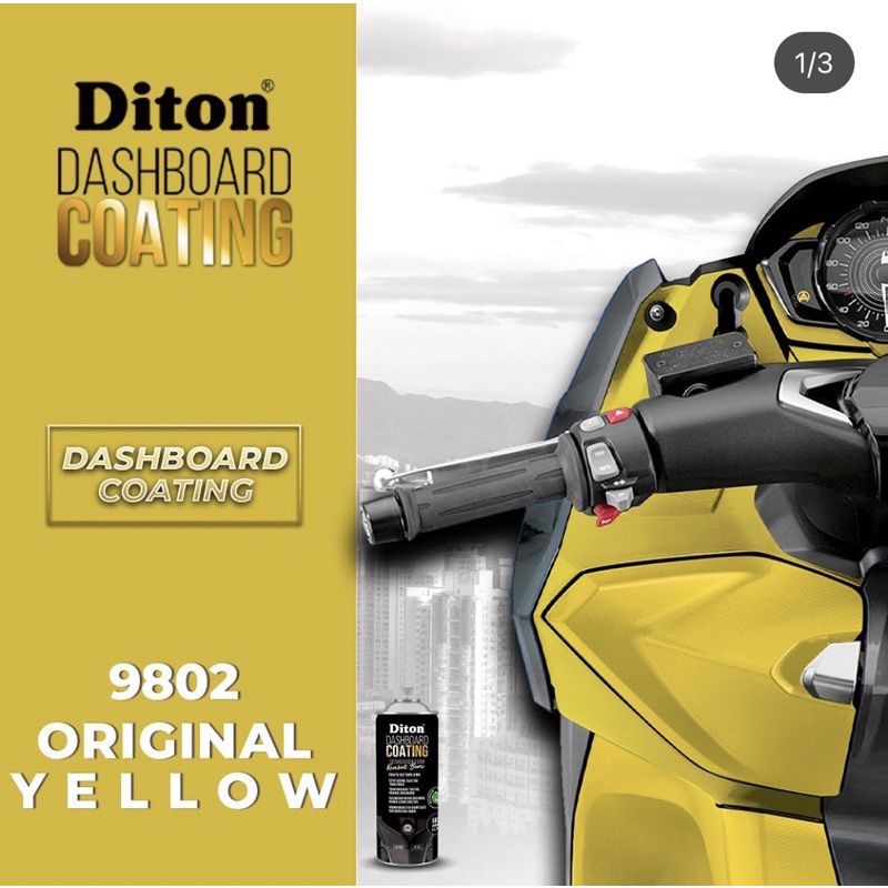 Jual Diton Premium Dashboard Coating Original Yellow Cat Semprot