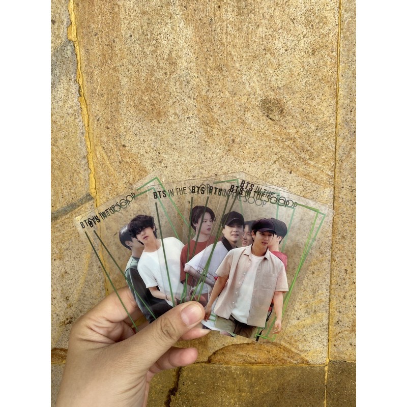 Jual Bts Transparent Clear Photocard In The Soop Shopee Indonesia