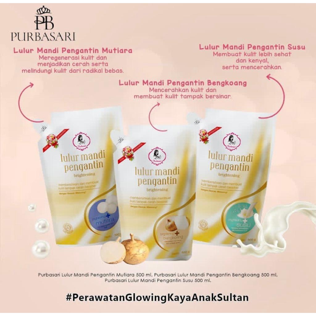 Jual PURBASARI Lulur Mandi Pengantin 500g 1000g Shopee Indonesia