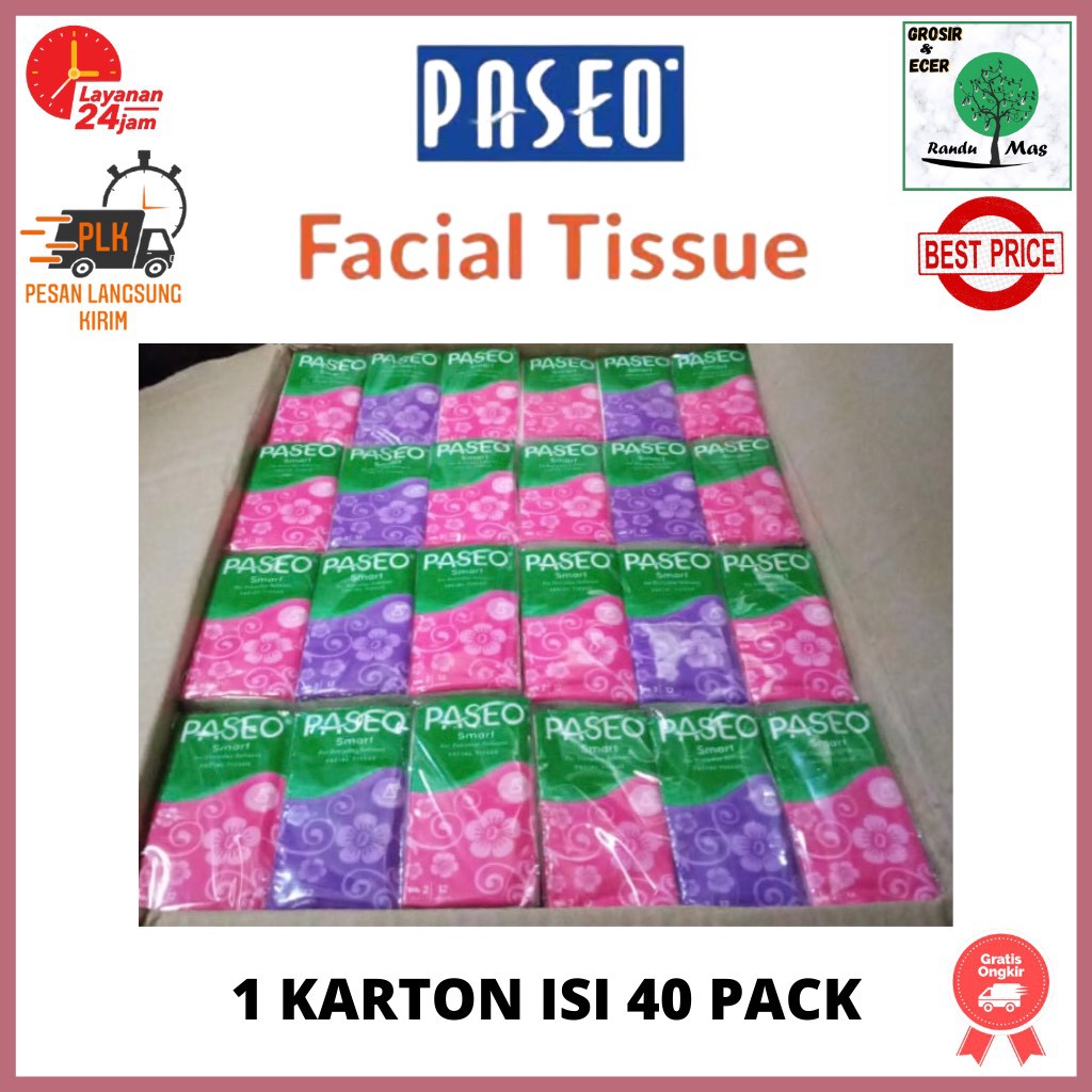 Jual Dus Tisu Facial Tissue Paseo Kecil Tisu Wajah Isi Packs X