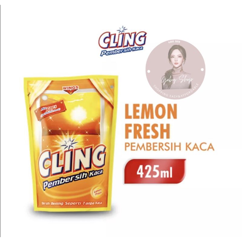 Jual CLING PEMBERSIH KACA REFILL 425 ML Shopee Indonesia