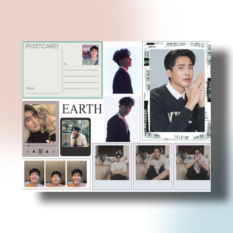 Jual Fankit Postcard Earthmix Earth Mix Thailand Shopee Indonesia