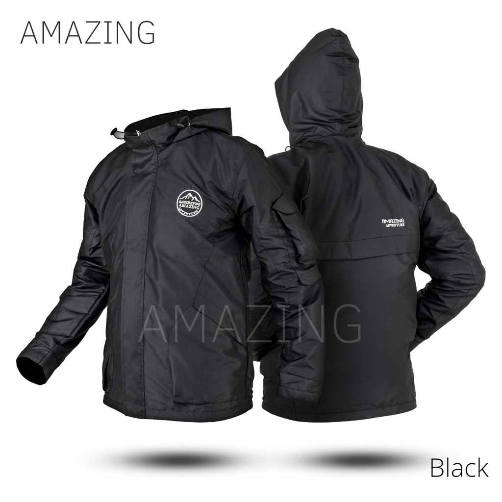 Jual Jaket Pria Adventure Amazing New Logo Bordir Jaket Outdoor