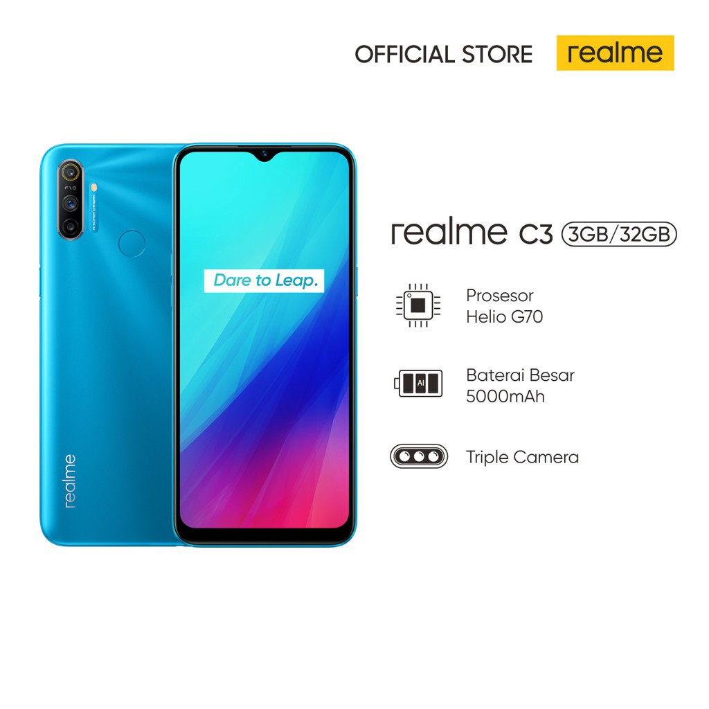 Jual Realme C Gb Gaming Sensor G Mah Massive Battery