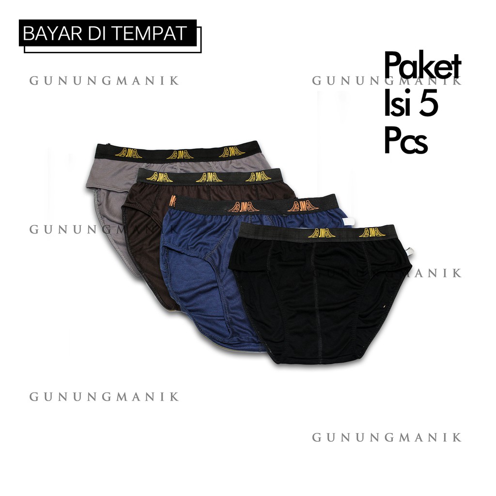 Jual CELANA DALAM BOXER MURAH JM ISI 5 PCS Celana Dalam Laki Laki Daily