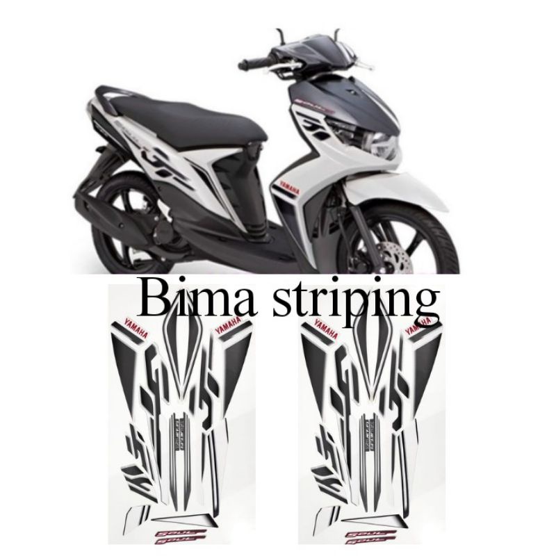 Jual Stiker Striping List Body Full Set Motor Yamaha Soul Gt